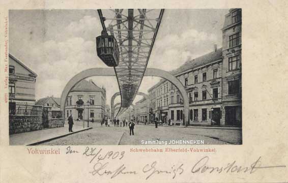 Kaiserplatz auf einer Postkarte von 1903