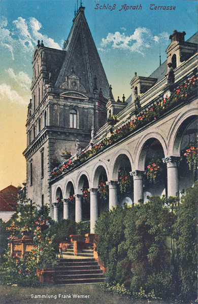 Schloss Aprath auf einer Postkarte von 1911 (Sammlung Frank Werner)