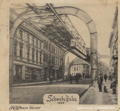 Kaiserplatz in Vohwinkel 1900 auf einer Postkarte von 1901