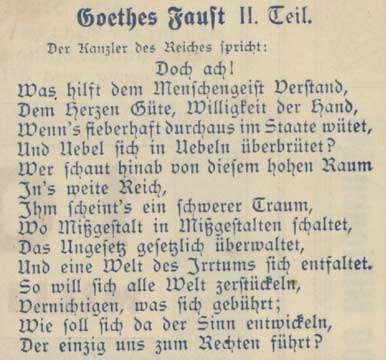 Notgeld Vohwinkel Goethes Faust II. Teil