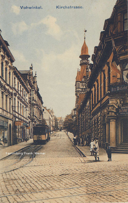Das Rathaus Vohwinkel um 1908 (Sammlung Frank Werner)