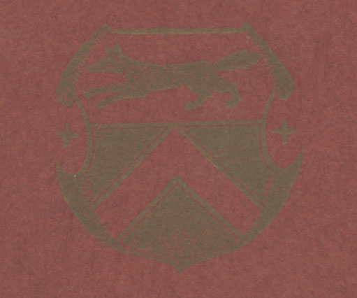 Das Vohwinkeler Wappen auf dem Buch Geschichte der Stadt Vohwinkel von Schulrat Ziegler aus dem Jahr 1929